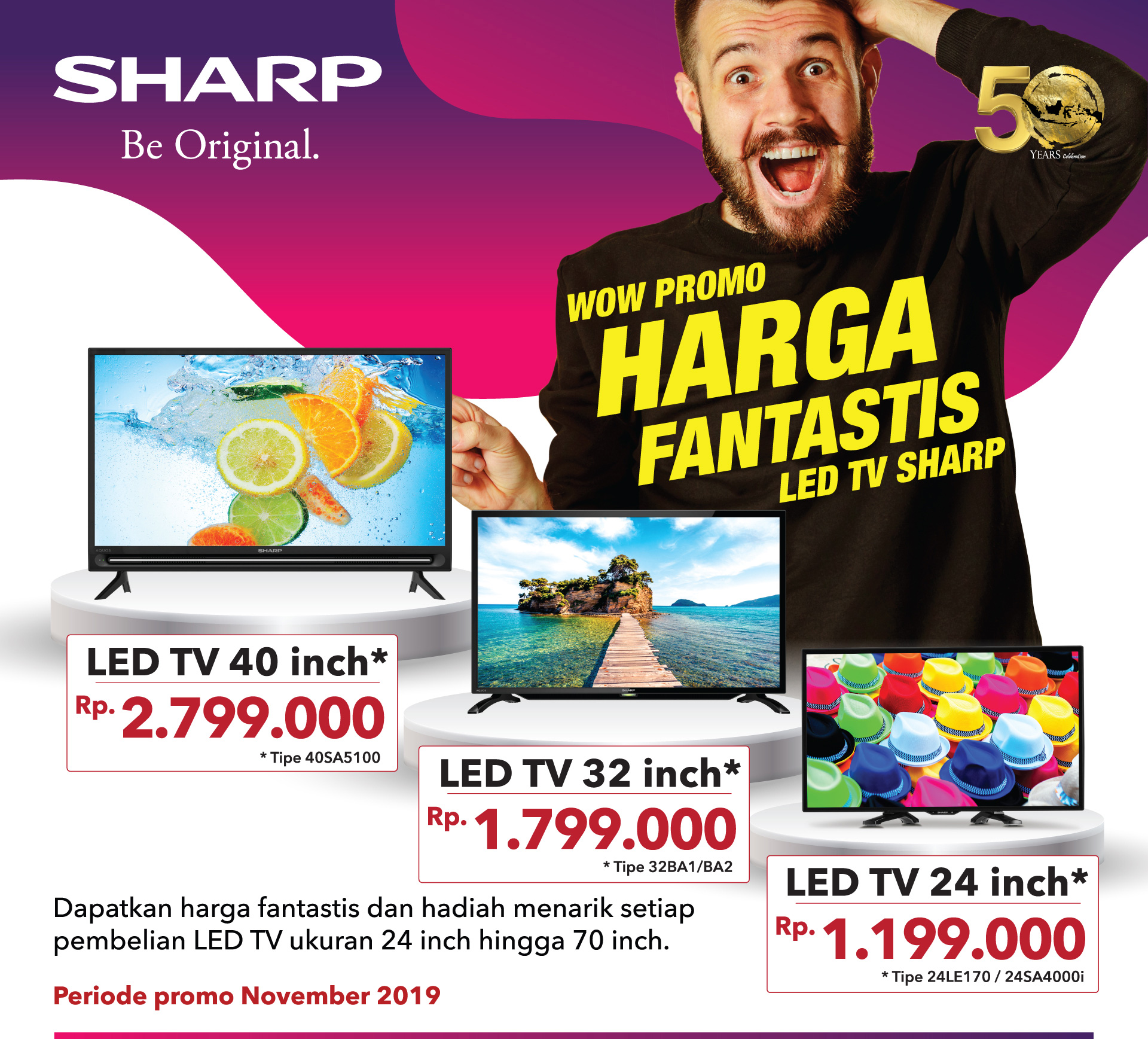 Promo AQUOS November 2019 | SHARP Indonesia